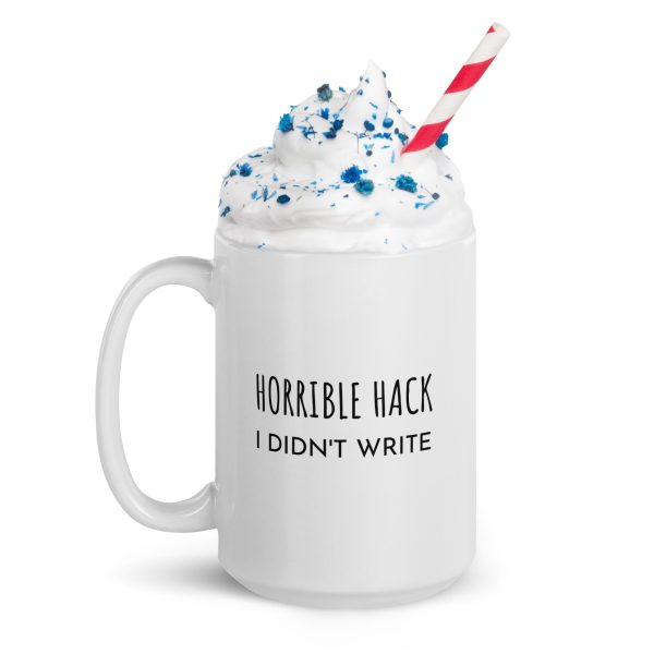 White Glossy Mug - Horrible hack I didn't write - Image 2